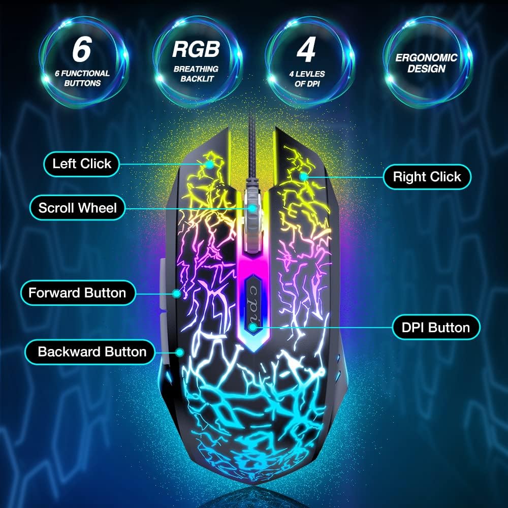 LED RGB Gaming Mouse