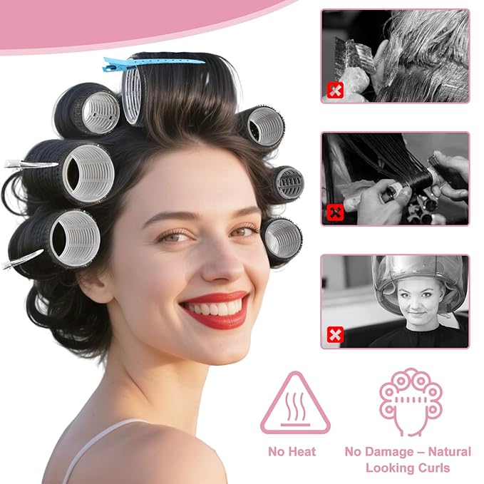 Heatless Hair Curler Set