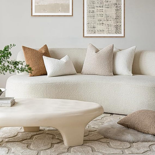 Bouclé Throw Pillow Covers